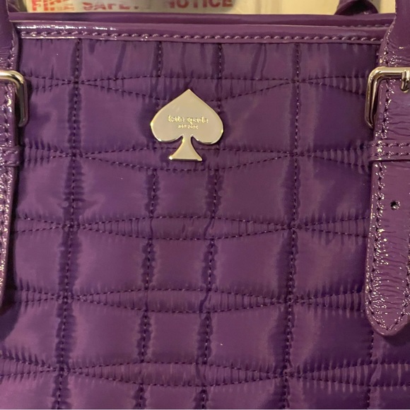 Kate Spade Purple Tote Excellent Condition - Picture 8 of 8